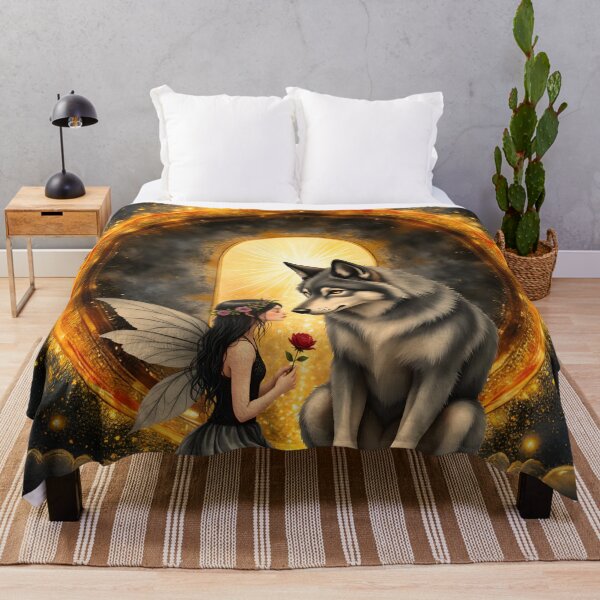 Item preview, Moonlit Bond – The Fairy and the Wolf designed and sold by nicky2342.