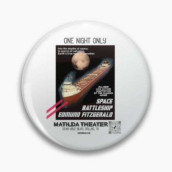 Item preview, Space Battleship Edmund Fitzgerald Poster designed and sold by garrett-ervante.