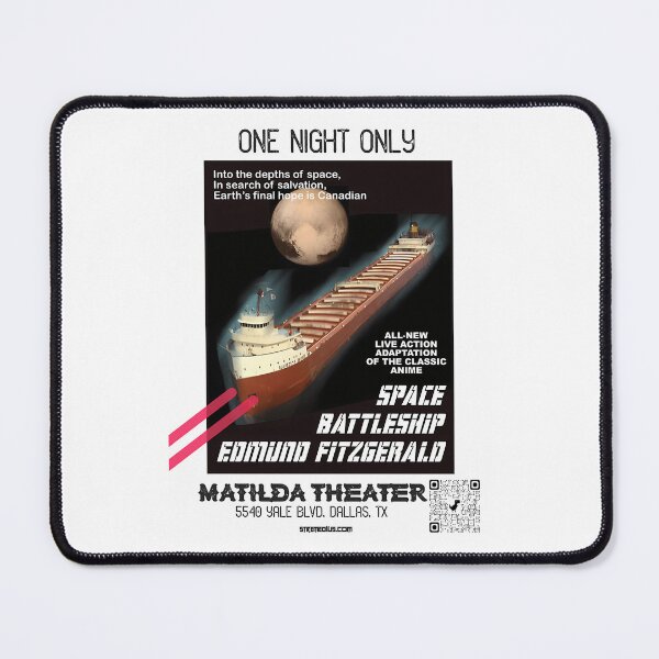 Item preview, Space Battleship Edmund Fitzgerald Poster designed and sold by garrett-ervante.