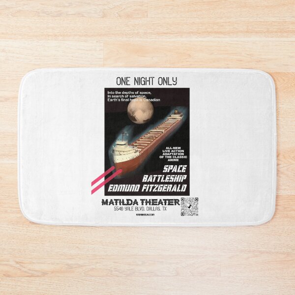 Item preview, Space Battleship Edmund Fitzgerald Poster designed and sold by garrett-ervante.