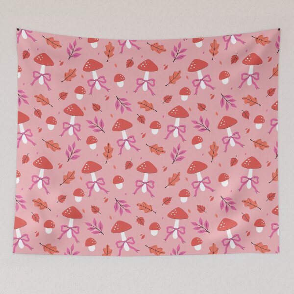 Item preview, fly agarics, bows, and leaves designed and sold by burbura.