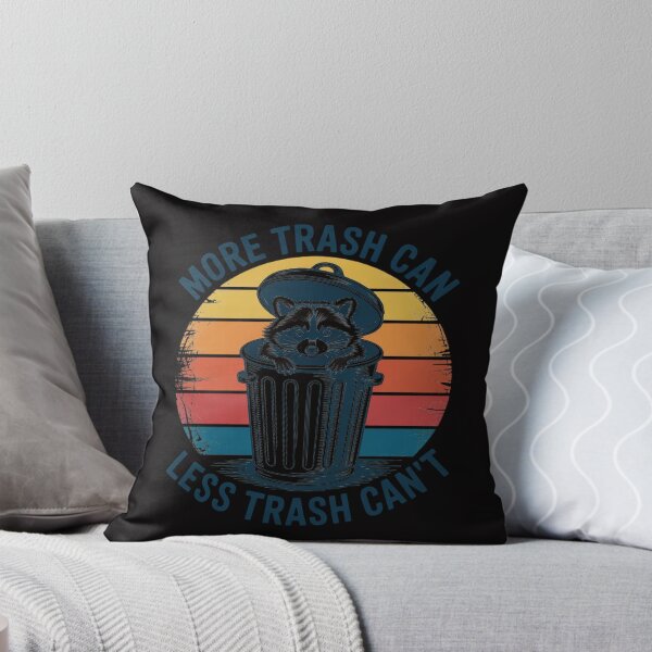 Item preview, More Trash Can Less Trash Can't Trash Panda Raccoon designed and sold by MuteElevent.