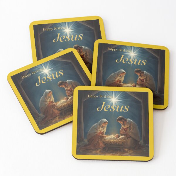 Item preview, Happy Birthday Jesus designed and sold by Heavens Light.
