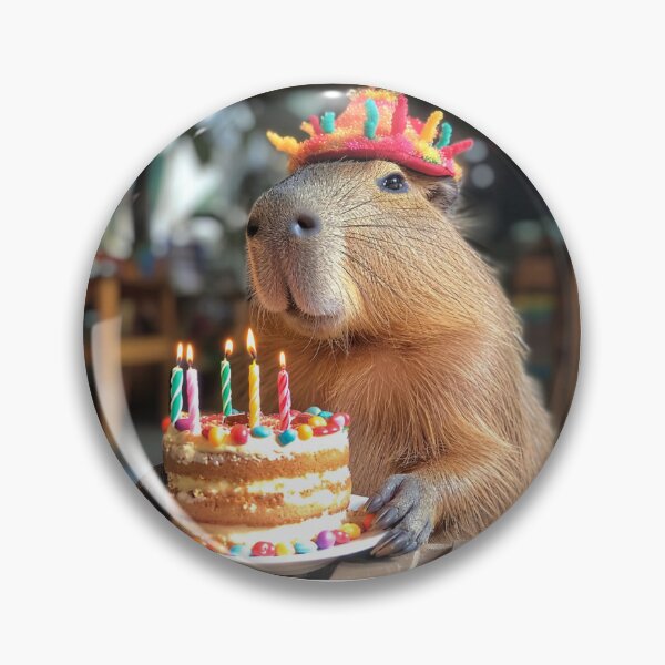 Item preview, Capybara Capy Capy Birthday! designed and sold by rostomaxa.