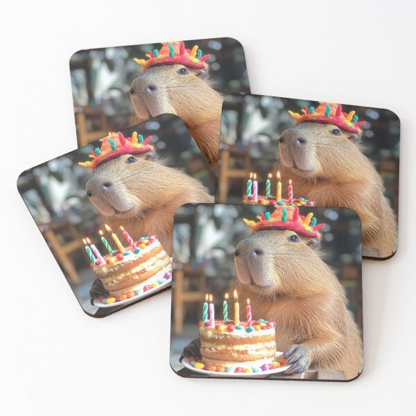 Item preview, Capybara Capy Capy Birthday! designed and sold by rostomaxa.
