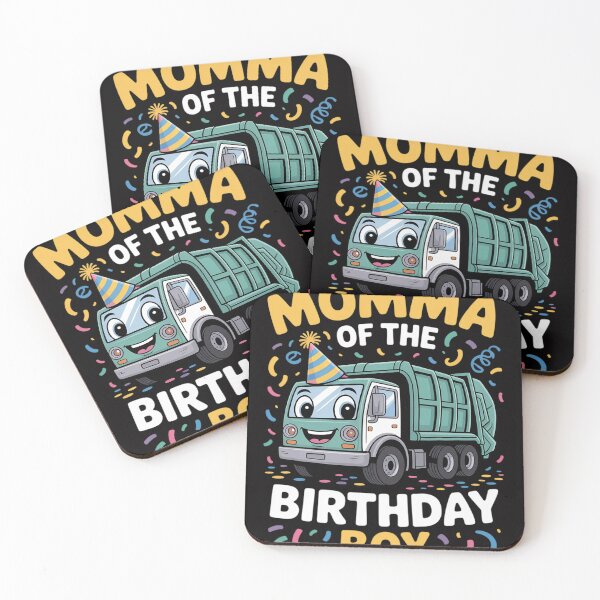 Item preview, Momma Of The Birthday Boy Garbage Truck Recycling Trash designed and sold by MuteElevent.