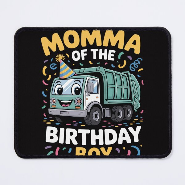 Item preview, Momma Of The Birthday Boy Garbage Truck Recycling Trash designed and sold by MuteElevent.