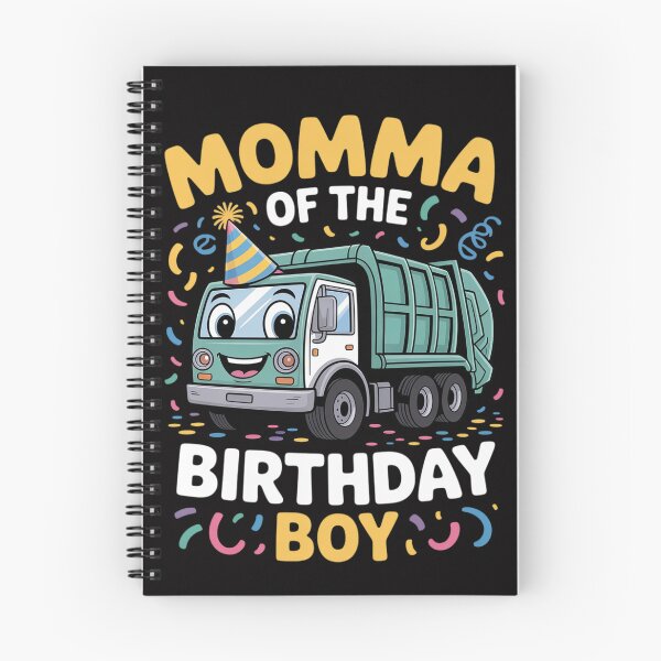 Item preview, Momma Of The Birthday Boy Garbage Truck Recycling Trash designed and sold by MuteElevent.