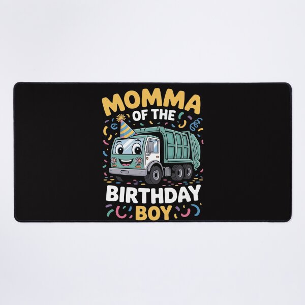 Item preview, Momma Of The Birthday Boy Garbage Truck Recycling Trash designed and sold by MuteElevent.
