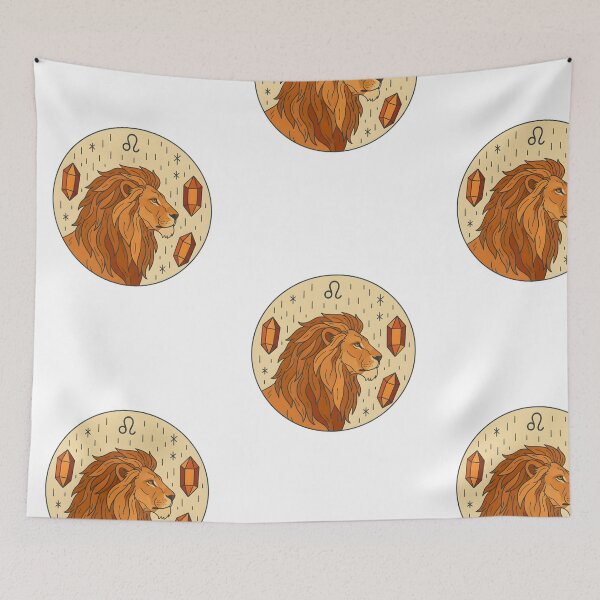 Item preview, LEO ZODIAC SIGN ART designed and sold by infinitearte.