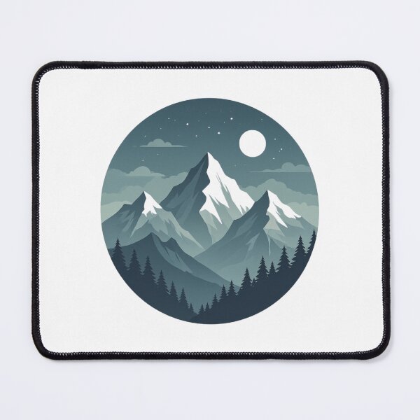 Item preview, Mountains and Moonlight  designed and sold by picturethispas.