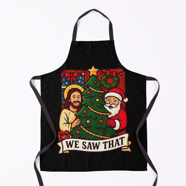 Item preview, We Saw That Jesus Santa Claus Christmas Tree designed and sold by plushism.