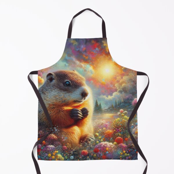 Item preview, Groundhog in a Magical Meadow designed and sold by purplesensation.