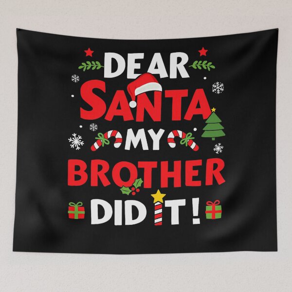 Item preview, Holiday My Dear Retro Vintage It Santa Funny Did Brother Christmas designed and sold by MediarMedic.