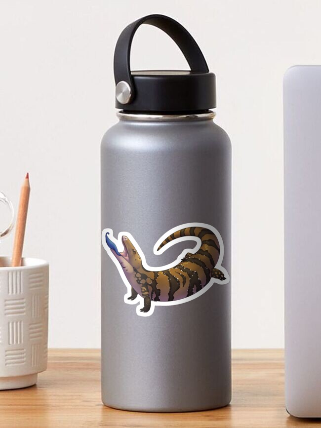 Thumbnail 1 of 3, Sticker, Blue Tongue Skink designed and sold by LizardBeans.