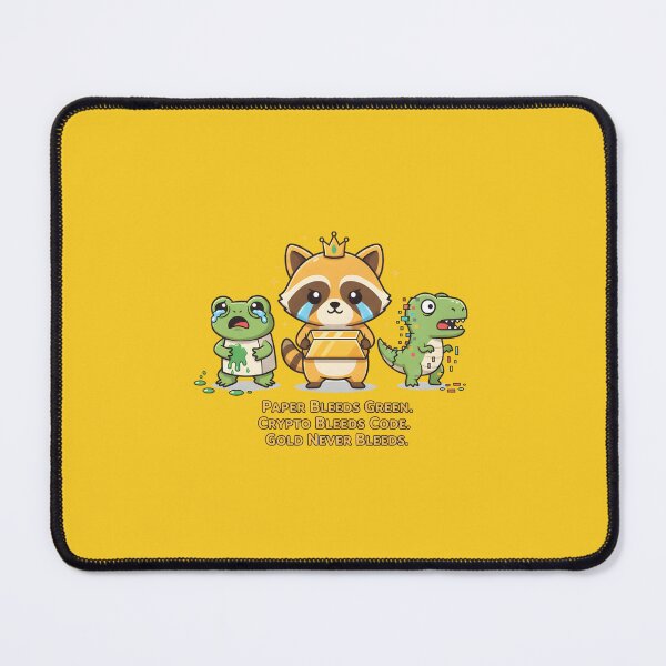Item preview, Gold Raccoon Stands Unshaken and Strong designed and sold by KakangMudi.