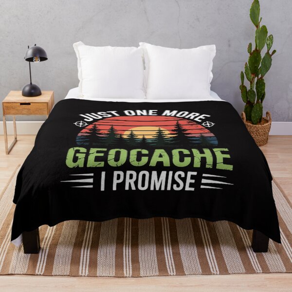 Item preview, Just one more geocache geocacher geocaching fans designed and sold by MuteElevent.