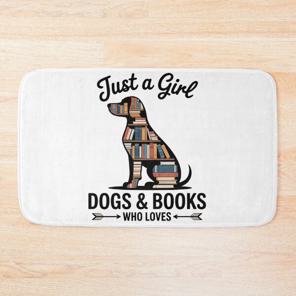 Item preview, Just A Girl Who Loves Dogs And Books Reading Dog Puppy Lover  designed and sold by MyzoToyota.