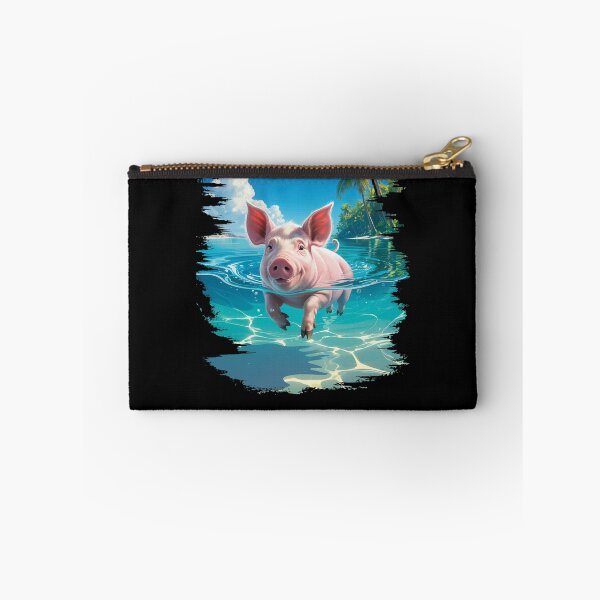 Item preview, Bahamas Swimming Pig  designed and sold by TorjeARTStore.