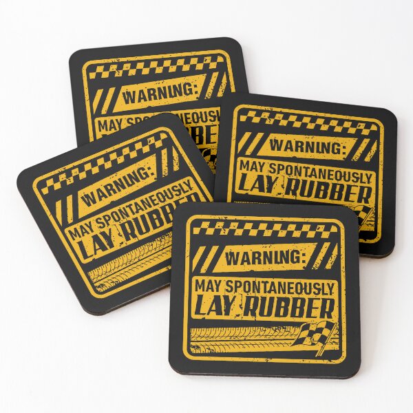 Item preview, Warning:  May Spontaneously Lay Rubber designed and sold by RAS-77.