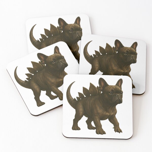 Item preview, French Bulldog as a Stegosaurus designed and sold by MrBooch.