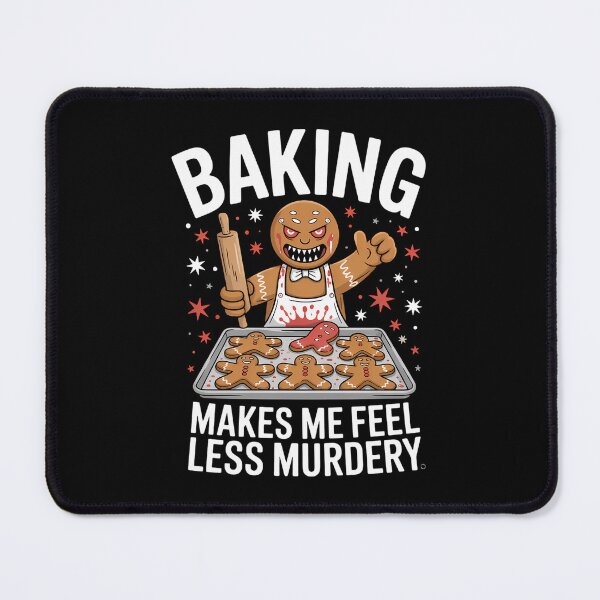 Item preview, Funny gingerbread cookie baking holiday christmas designed and sold by cosmicncozyS.