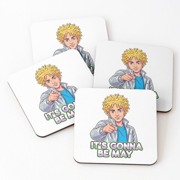 Item preview, It's Gonna Be May Justin Timberlake Meme NSYNC Retro Curly Hair Funny 90s Boy Band T-Shirt designed and sold by GeniePixel.