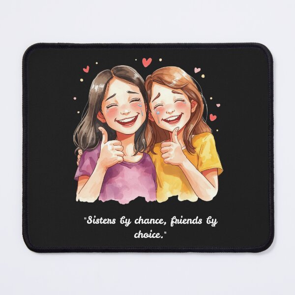 Item preview, "Sisters by Chance, Soulmates by Choice" designed and sold by Hadiya-Bravo-Art.