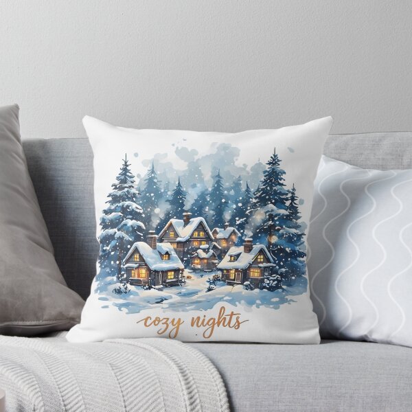 Item preview, cozy, nights, nighttime, blizzard, seasonal, cozy designed and sold by TrueArtVibes.