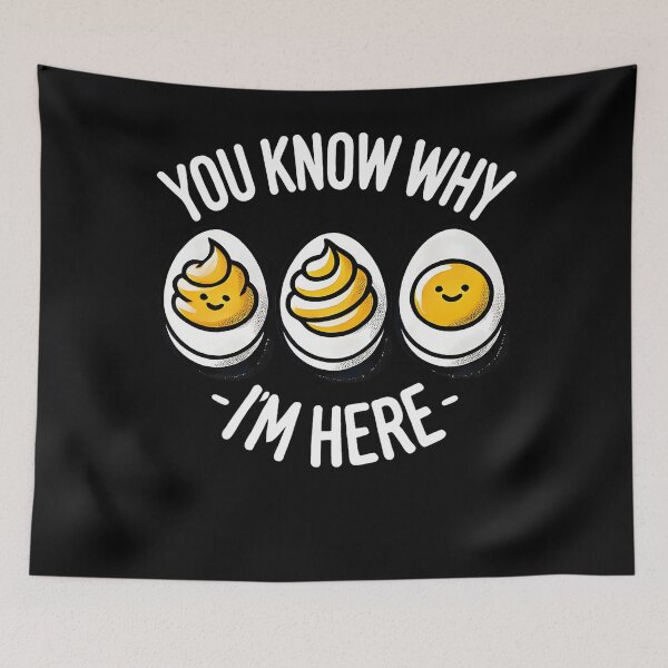 Item preview, Gift I'm Deviled Egg Dinner Lovers Funny Deviled Egg Humor Here You Fans For Why Retro Thanksgiving Holiday And Know designed and sold by PAMELANUNZIO.