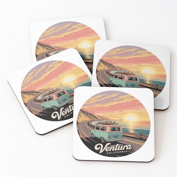 Item preview, Ventura California Sunset Coastal Drive Art designed and sold by CircinusStore.