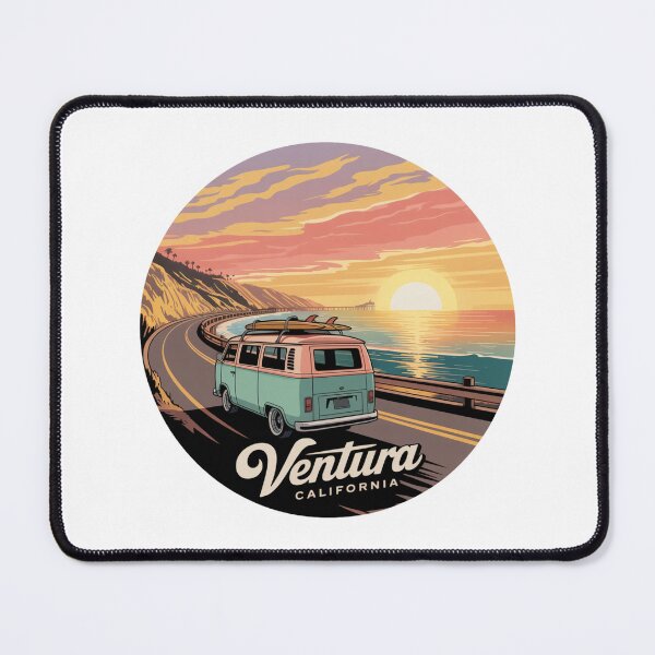 Item preview, Ventura California Sunset Coastal Drive Art designed and sold by CircinusStore.
