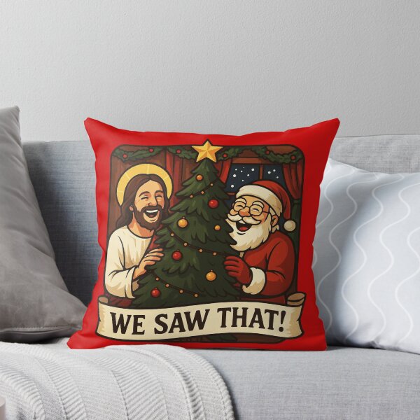 Item preview, We Saw That Jesus Santa Claus Christmas Tree designed and sold by plushism.