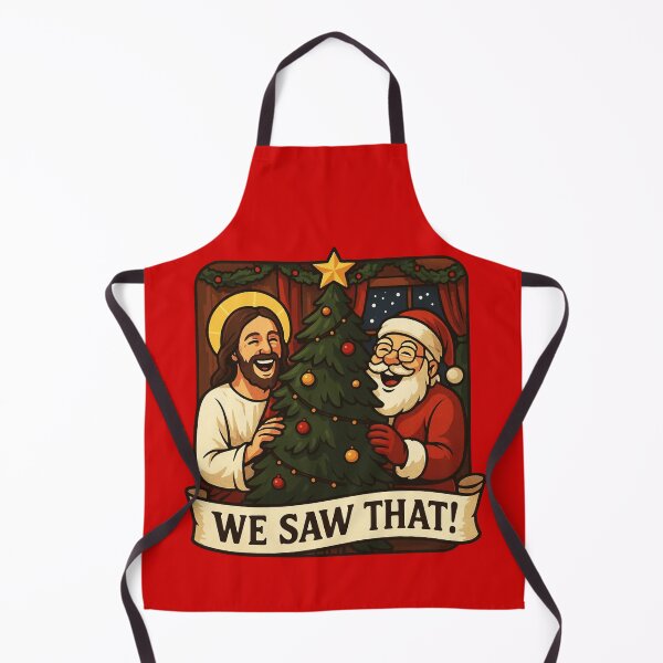 Item preview, We Saw That Jesus Santa Claus Christmas Tree designed and sold by plushism.