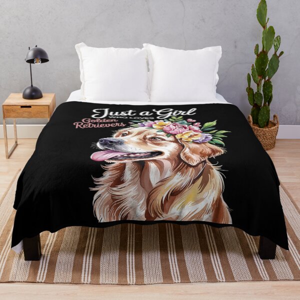 Item preview, Just a Girl Who Loves Golden Retrievers Girls Who Love Dogs designed and sold by NailMolisa.