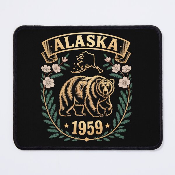 Item preview, Alaska 1959 Bear Wilderness Heritage designed and sold by NewIdeasSArt.