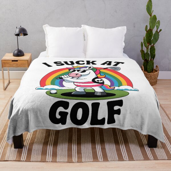 Item preview, Funny Golf Unicorn Sarcastic Golfing designed and sold by cosmicncozyS.