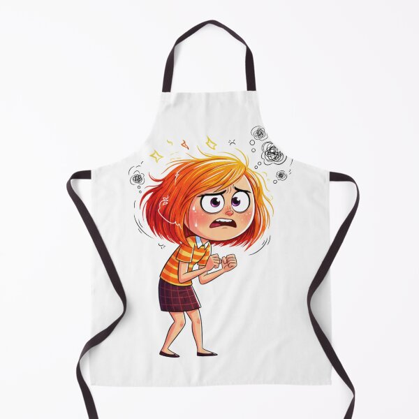 Item preview, Anxiety Inside Out 2 Funny Orange Character Minimalist Vector Pixar Emotions Mental Health T-Shirt designed and sold by GeniePixel.