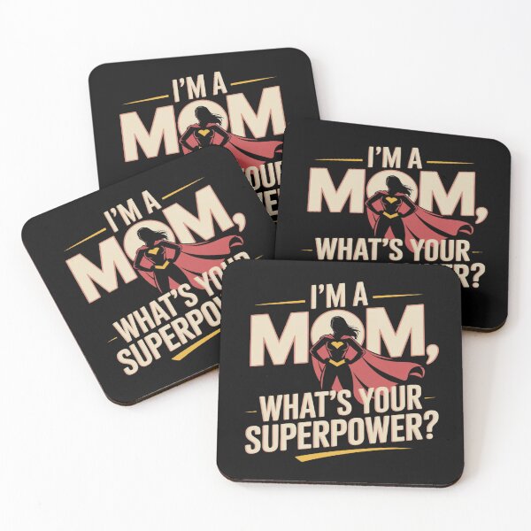 Item preview, I'm a mom, what's your superpower? designed and sold by DreamOnShirts.