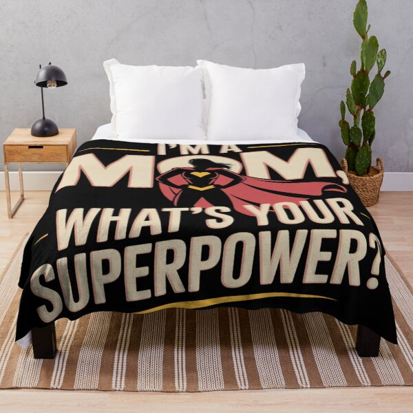 Item preview, I'm a mom, what's your superpower? designed and sold by DreamOnShirts.