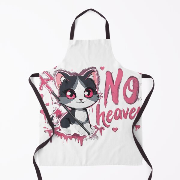 Item preview, “Cute devil cat reporting for duty ?? This ‘No Heaven’ kitty is 90% adorable, 10% chaotic energy. Perfect for anyone who looks sweet… but causes problems on purpose ??” designed and sold by No Heaven.