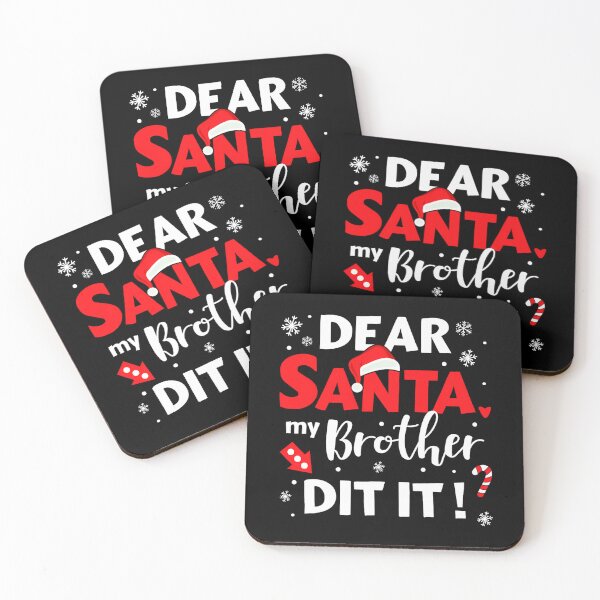 Item preview, Holiday Vintage Santa It Funny Christmas Dear Retro Did My Brother designed and sold by MediarMedic.