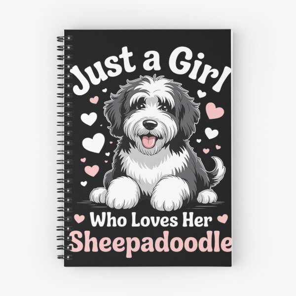 Item preview, Just a Girl Who Loves Her Sheepadoodle Dog  designed and sold by NailMolisa.