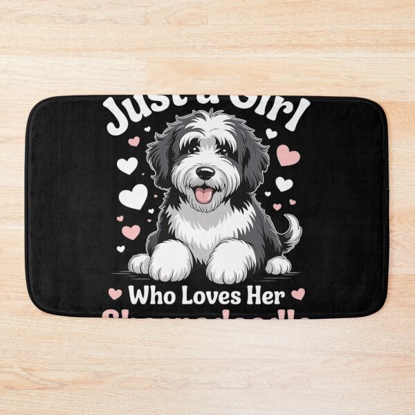 Item preview, Just a Girl Who Loves Her Sheepadoodle Dog  designed and sold by NailMolisa.