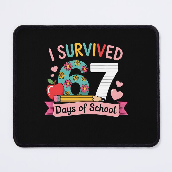 Item preview, Student School Teacher Days of Survived Funny Classic 67 67 Meme I designed and sold by SteveSaccoro.