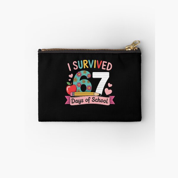 Item preview, Student School Teacher Days of Survived Funny Classic 67 67 Meme I designed and sold by SteveSaccoro.