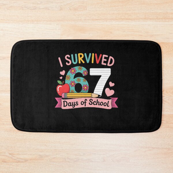 Item preview, Student School Teacher Days of Survived Funny Classic 67 67 Meme I designed and sold by SteveSaccoro.