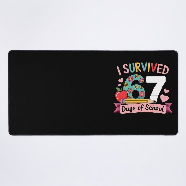 Item preview, Student School Teacher Days of Survived Funny Classic 67 67 Meme I designed and sold by SteveSaccoro.