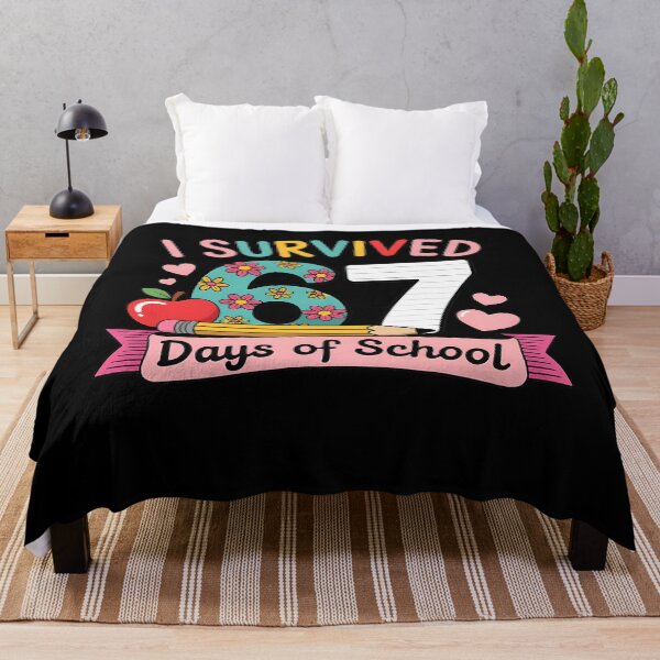 Item preview, Student School Teacher Days of Survived Funny Classic 67 67 Meme I designed and sold by SteveSaccoro.