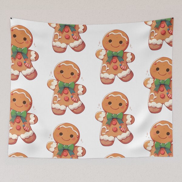 Item preview, Happy Christmas Gingerbread Man Cookie designed and sold by bapupa.